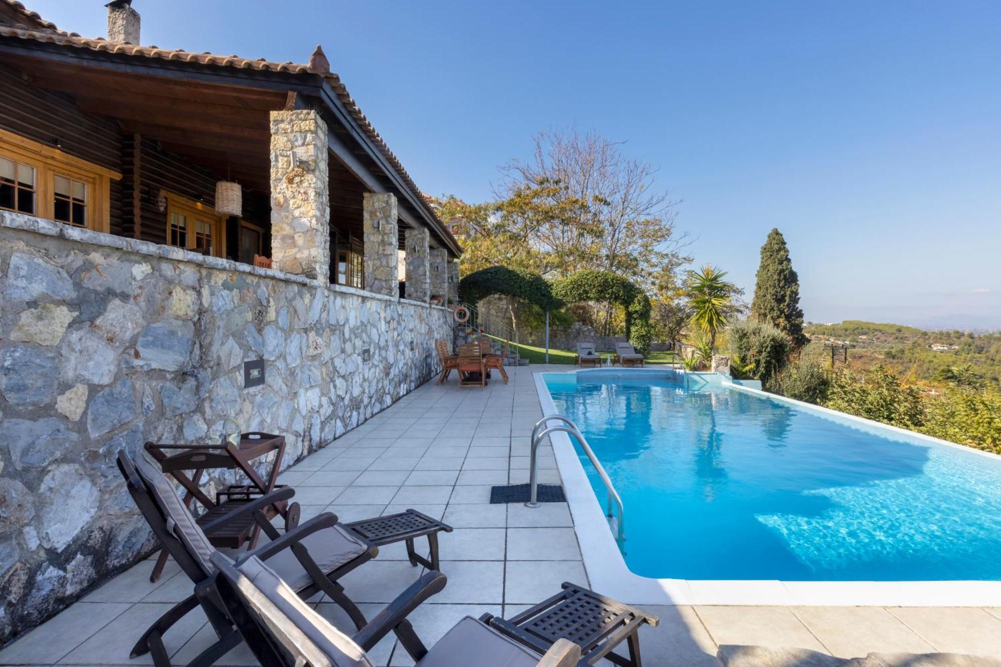 Villa Marrone Splendid Seaview Markopoulon Oropou Dış mekan fotoğraf