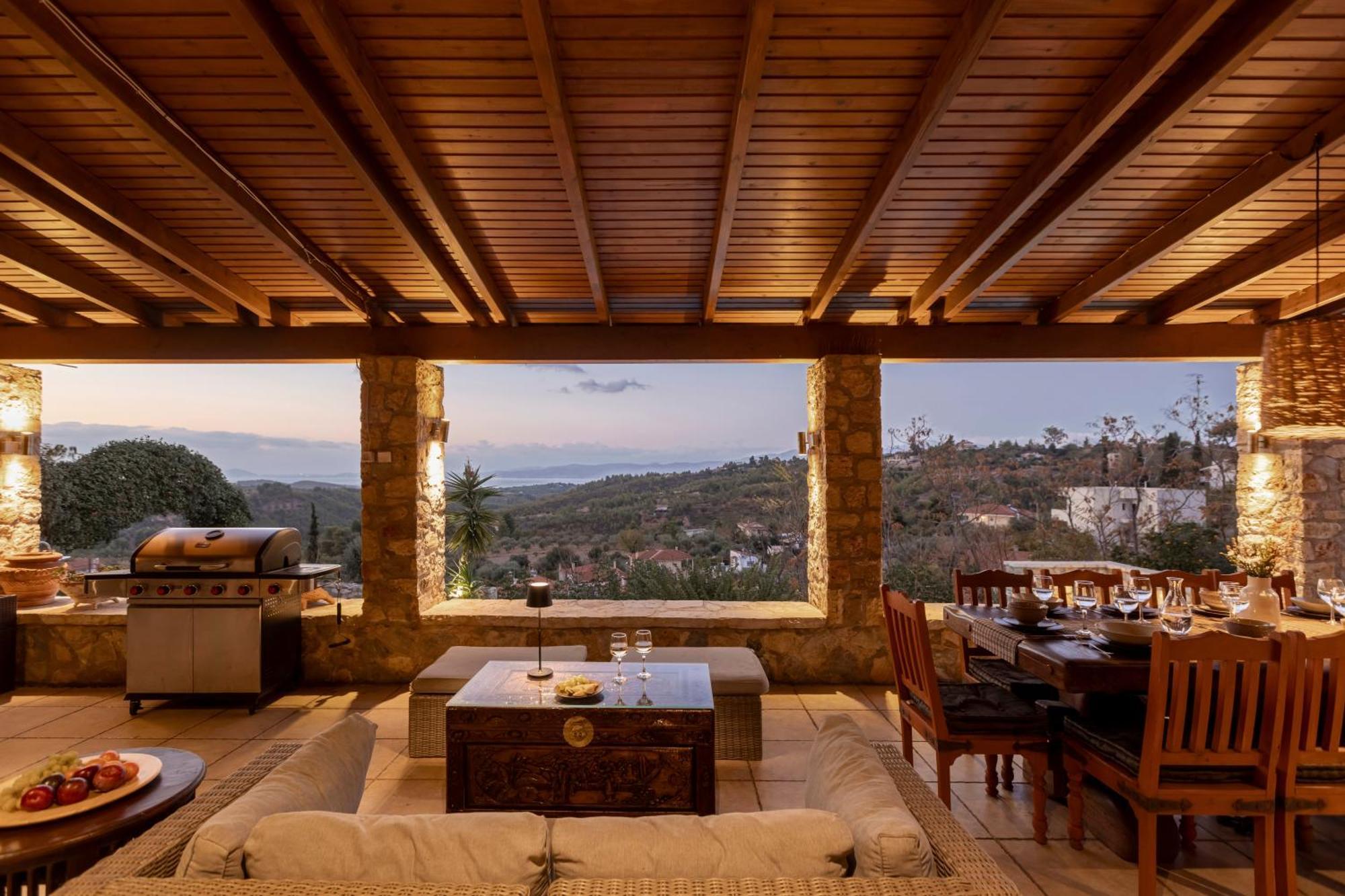 Villa Marrone Splendid Seaview Markopoulon Oropou Dış mekan fotoğraf