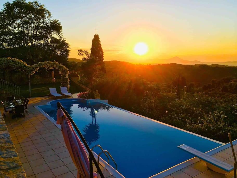 Villa Marrone Splendid Seaview Markopoulon Oropou Dış mekan fotoğraf